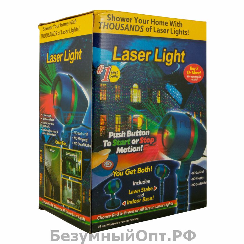 Лазерный новогодний проектор Laser Light оптом